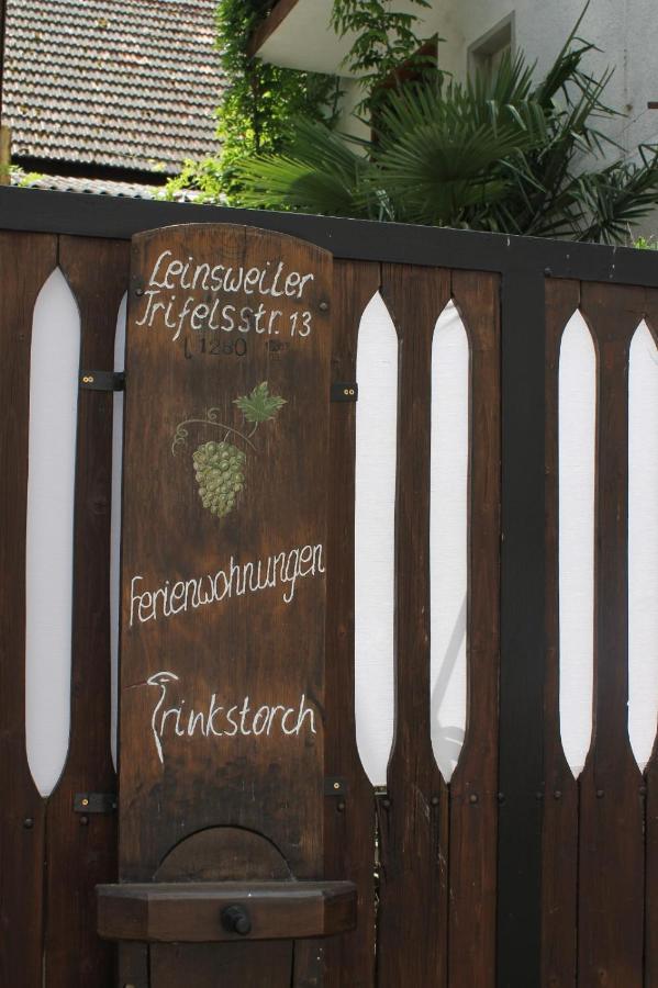 Feriengut Zum Trinkstorch Διαμέρισμα Leinsweiler Εξωτερικό φωτογραφία
